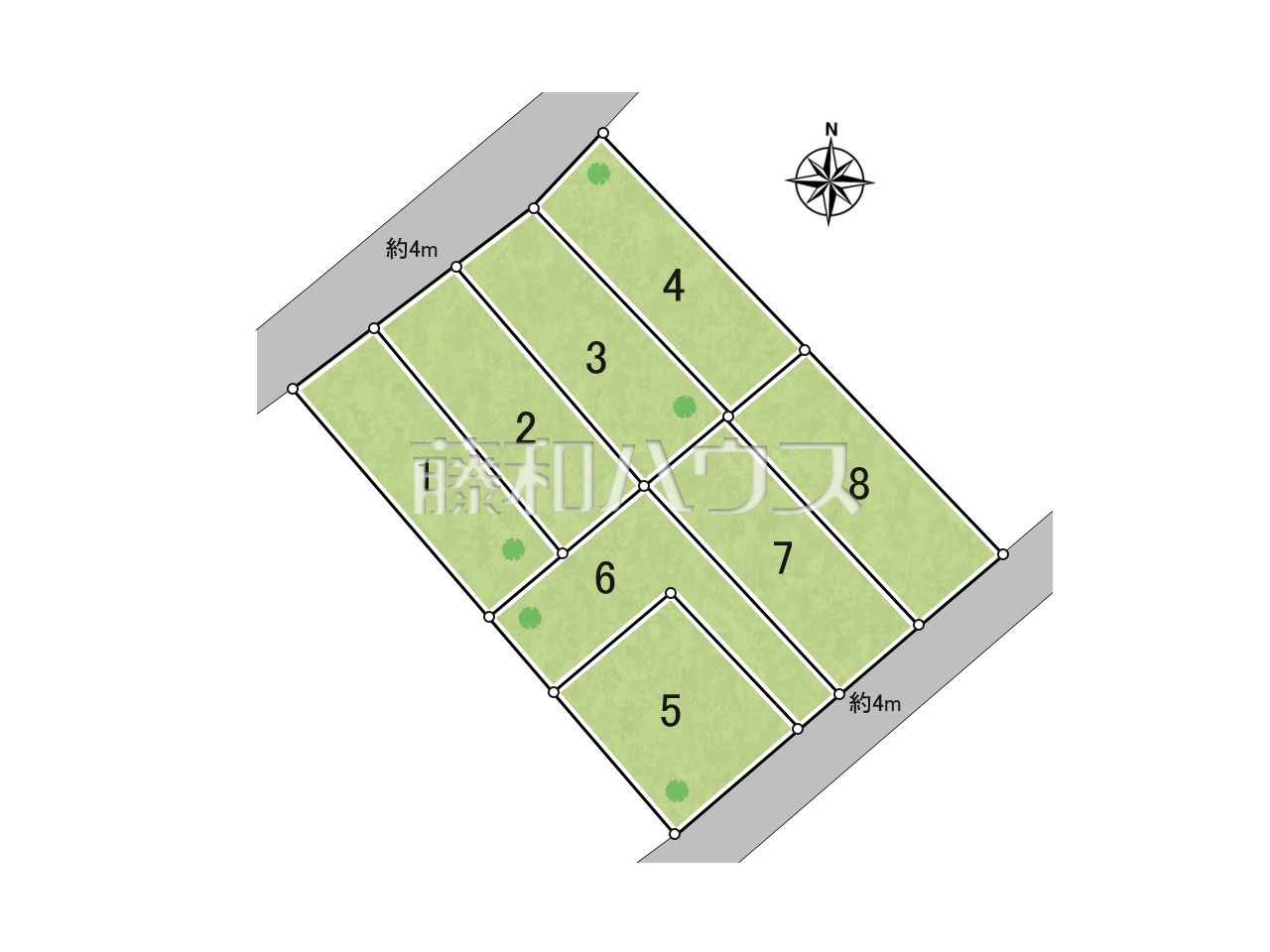 全体区画図 【八重瀬町字安里】