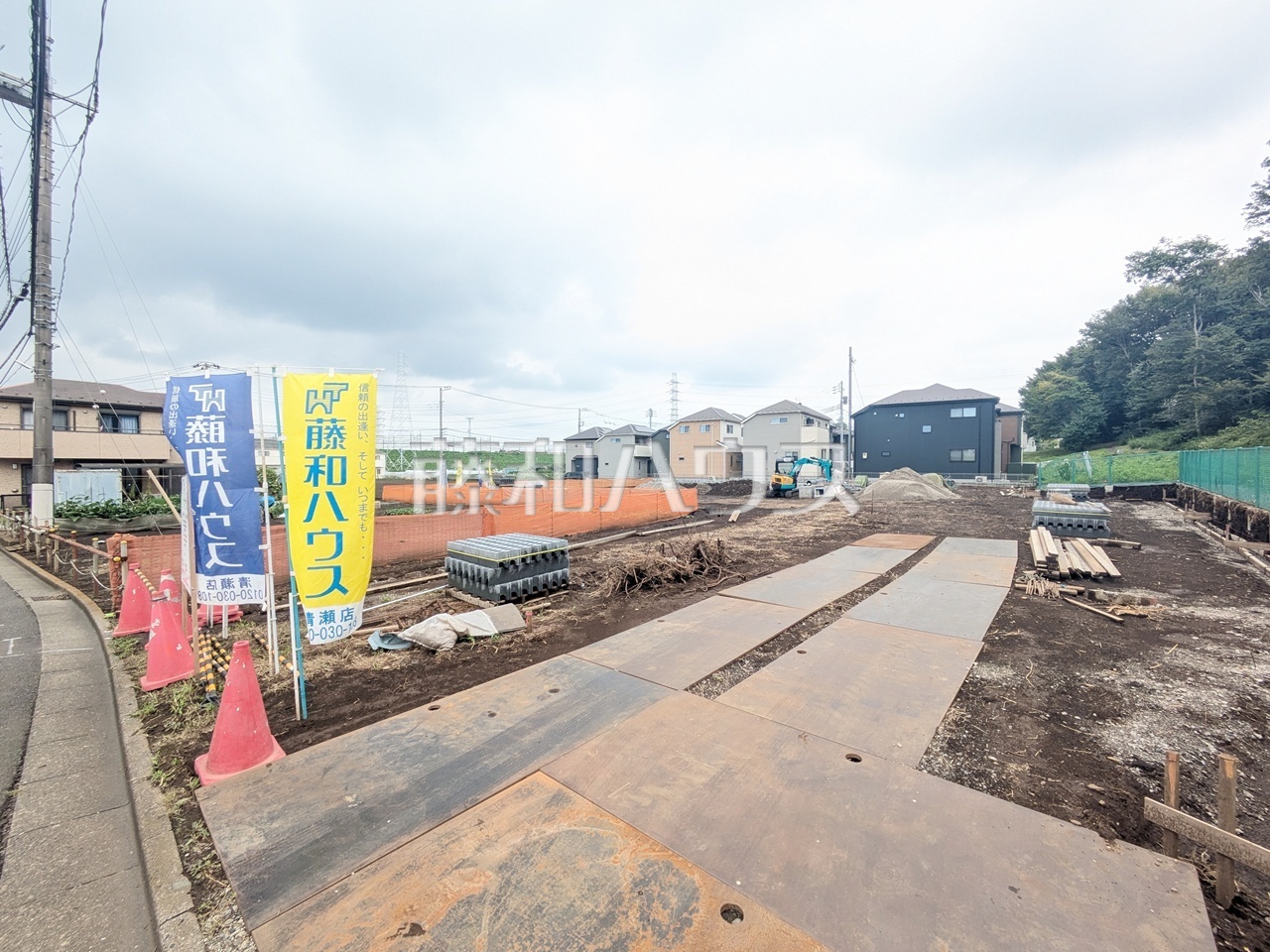 接道状況および現場風景 【清瀬市旭が丘5丁目】/撮影日:2026年8月23日