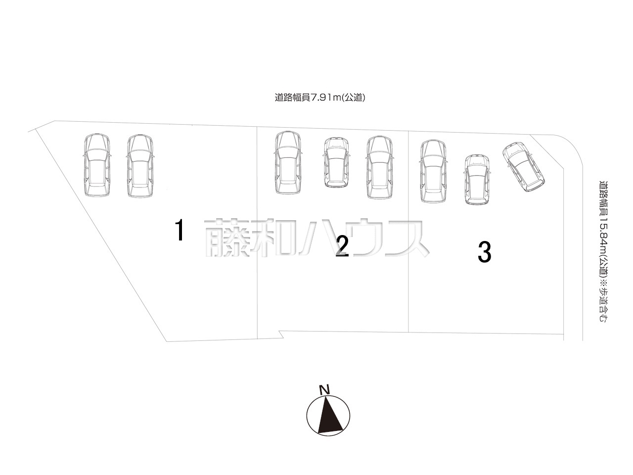 全体区画図 【春日井市知多町1丁目】