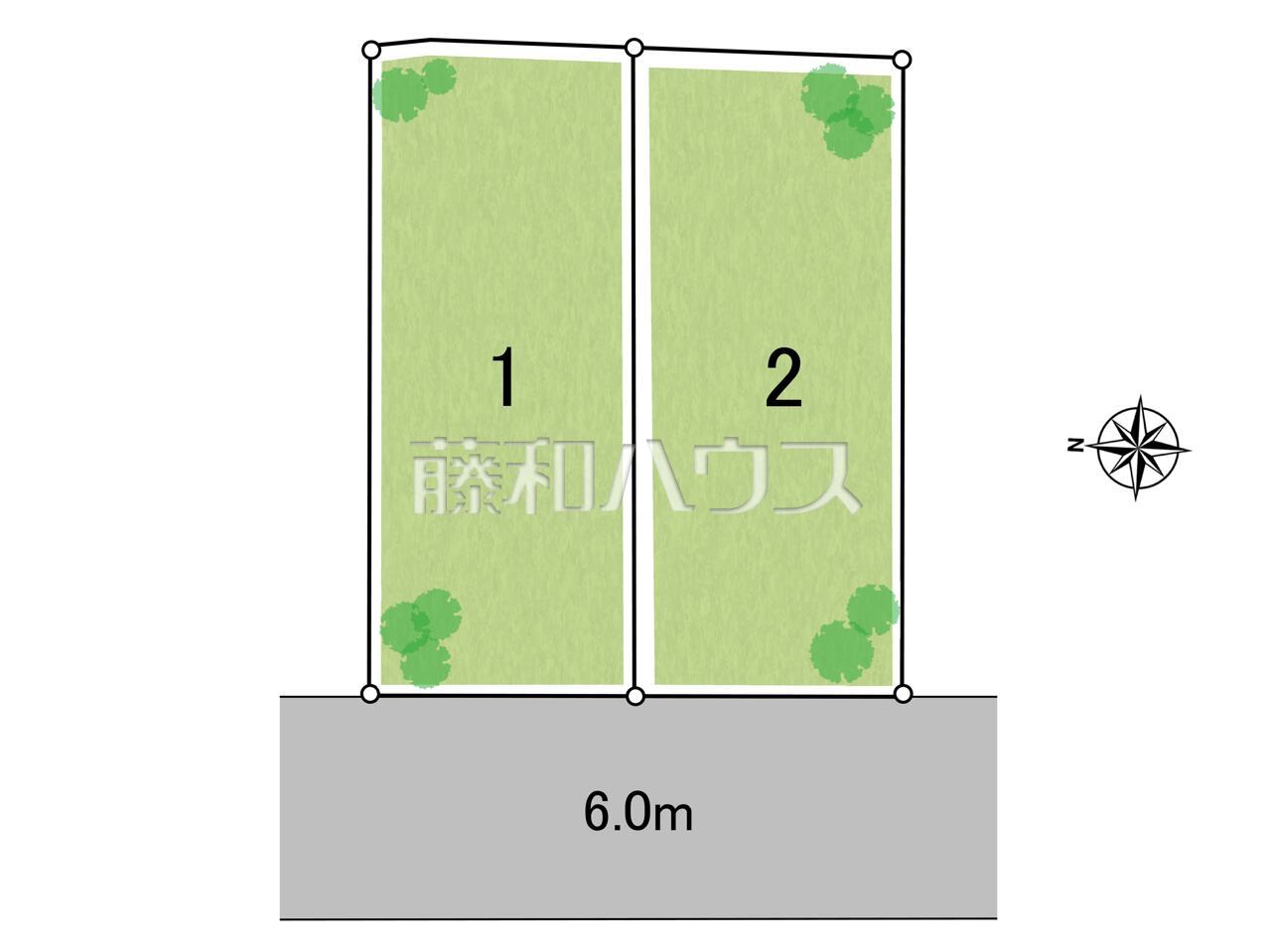 全体区画図 【三鷹市上連雀1丁目】