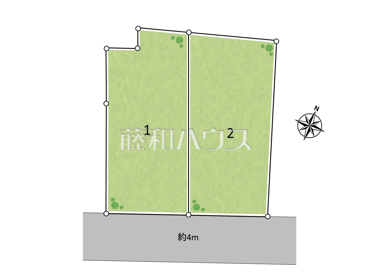 全体区画図 【国分寺市東戸倉2丁目】