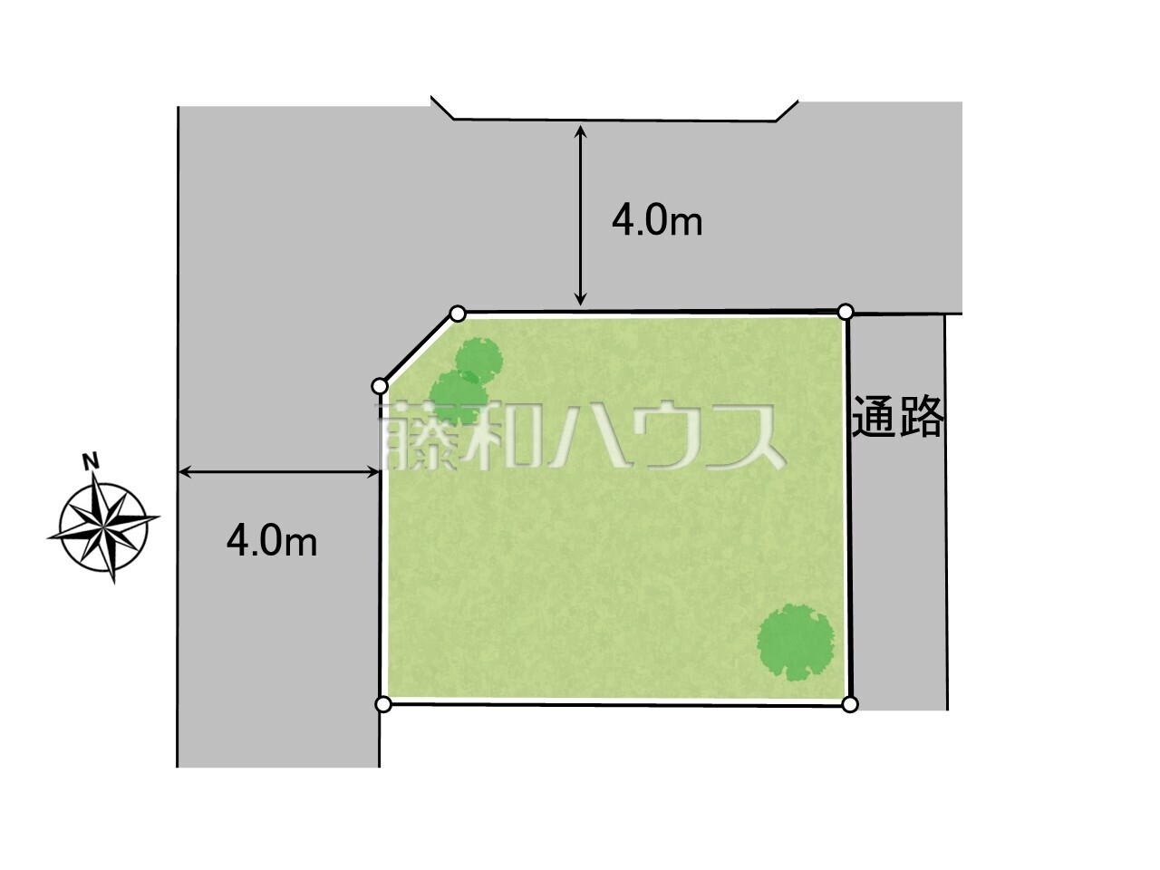 全体区画図 【新座市東3丁目】