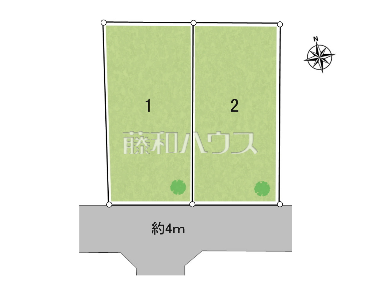 全体区画図 【小平市花小金井5丁目】