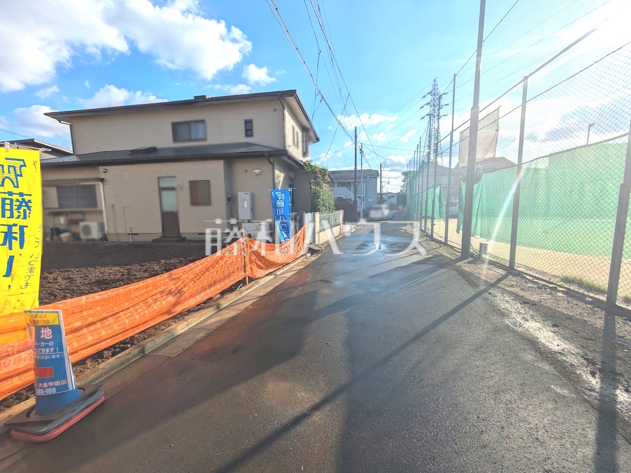 接道状況および現場風景 【練馬区南大泉5丁目】/撮影日:2026年9月17日