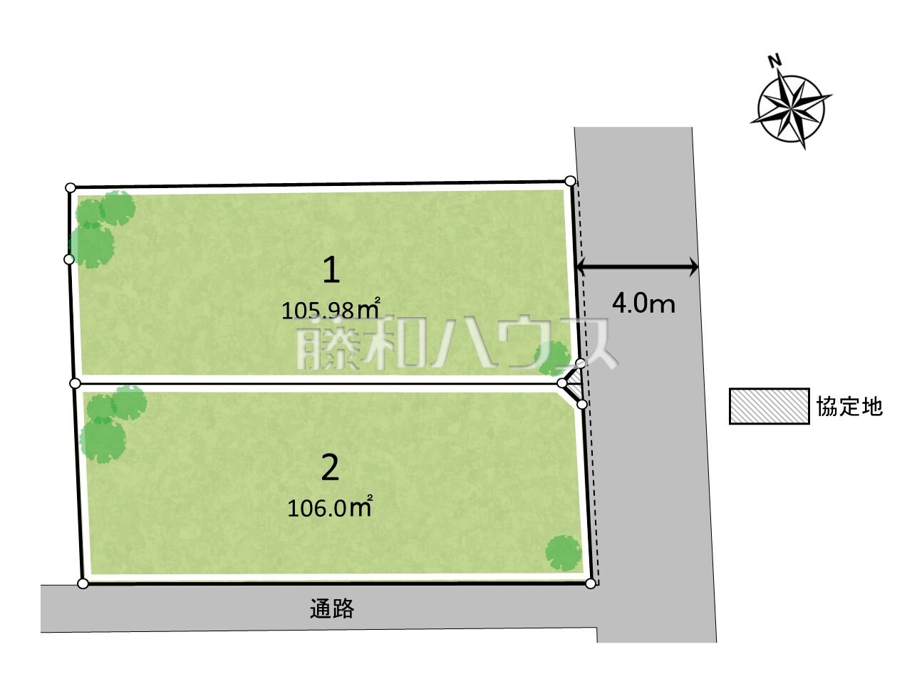 全体区画図 【国分寺市本多2丁目】