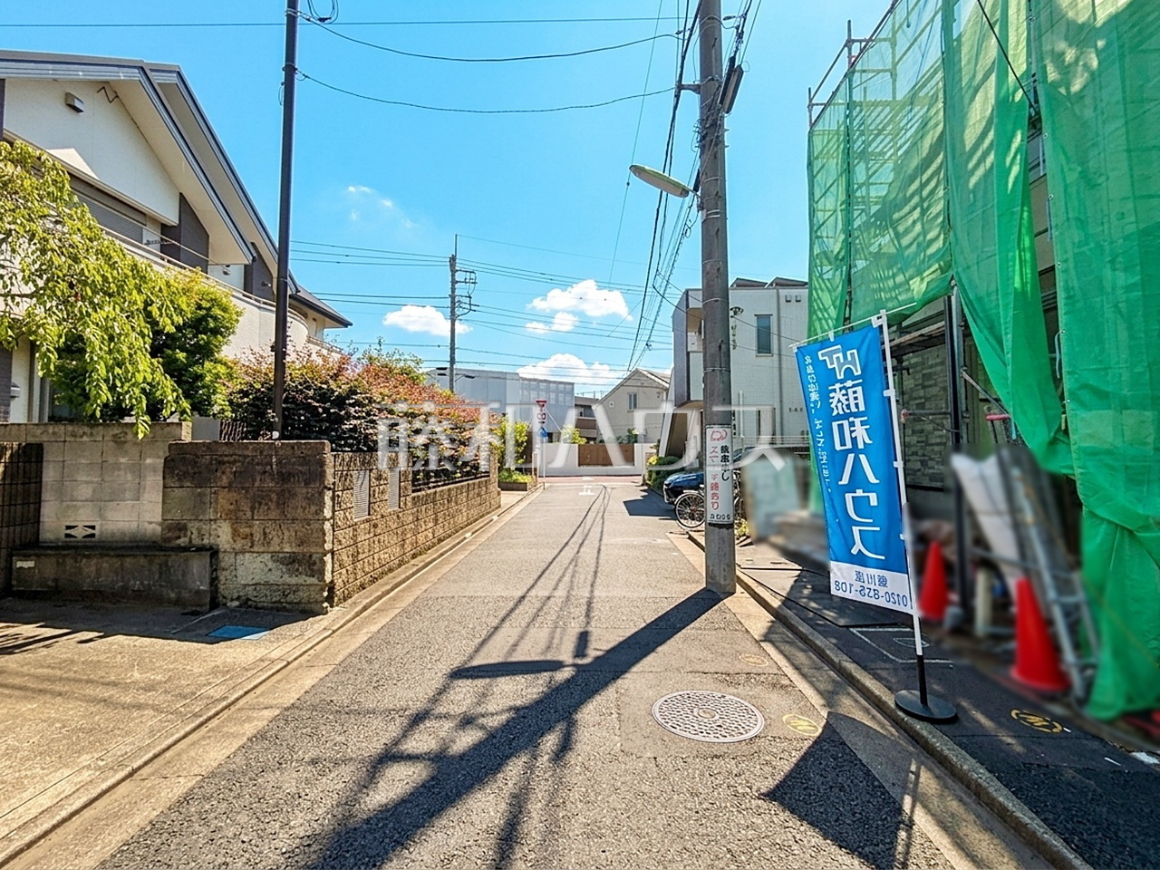 接道状況および現場風景 【世田谷区北烏山1丁目】/撮影日:2026年9月7日