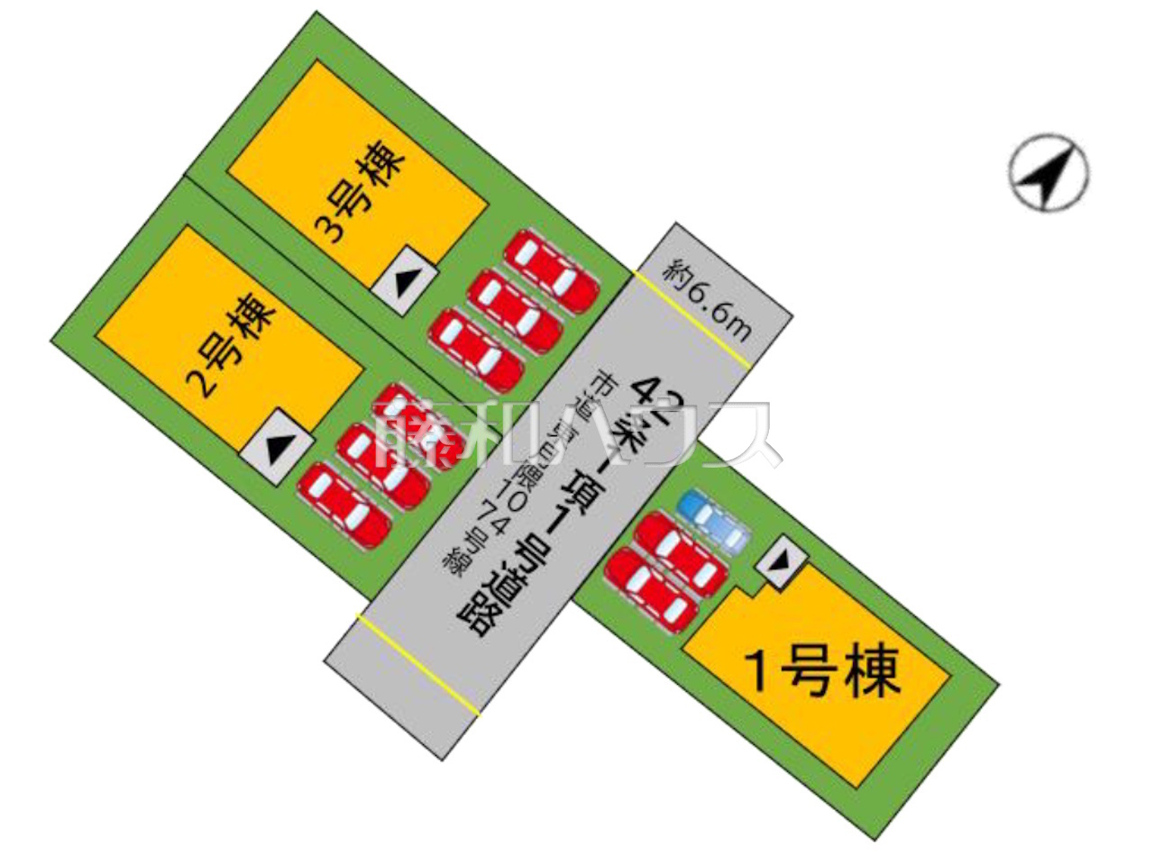 全体区画図 【福岡市博多区東月隈5丁目】