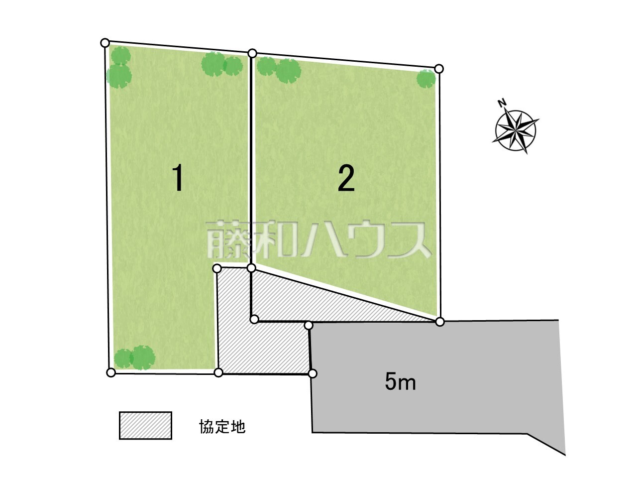 全体区画図 【府中市是政1丁目】