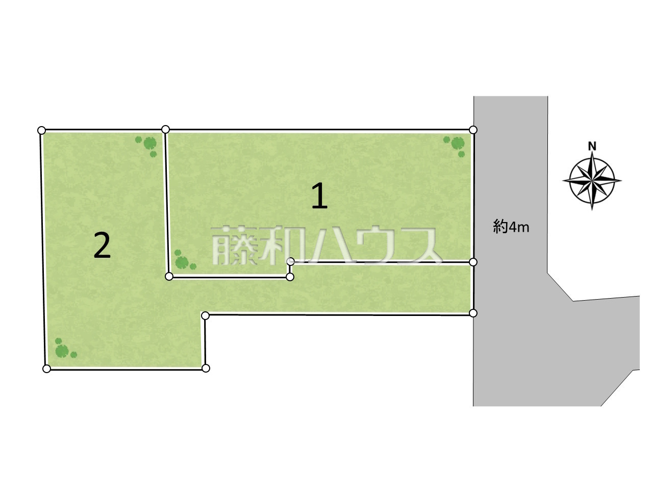 全体区画図 【三鷹市牟礼7丁目】