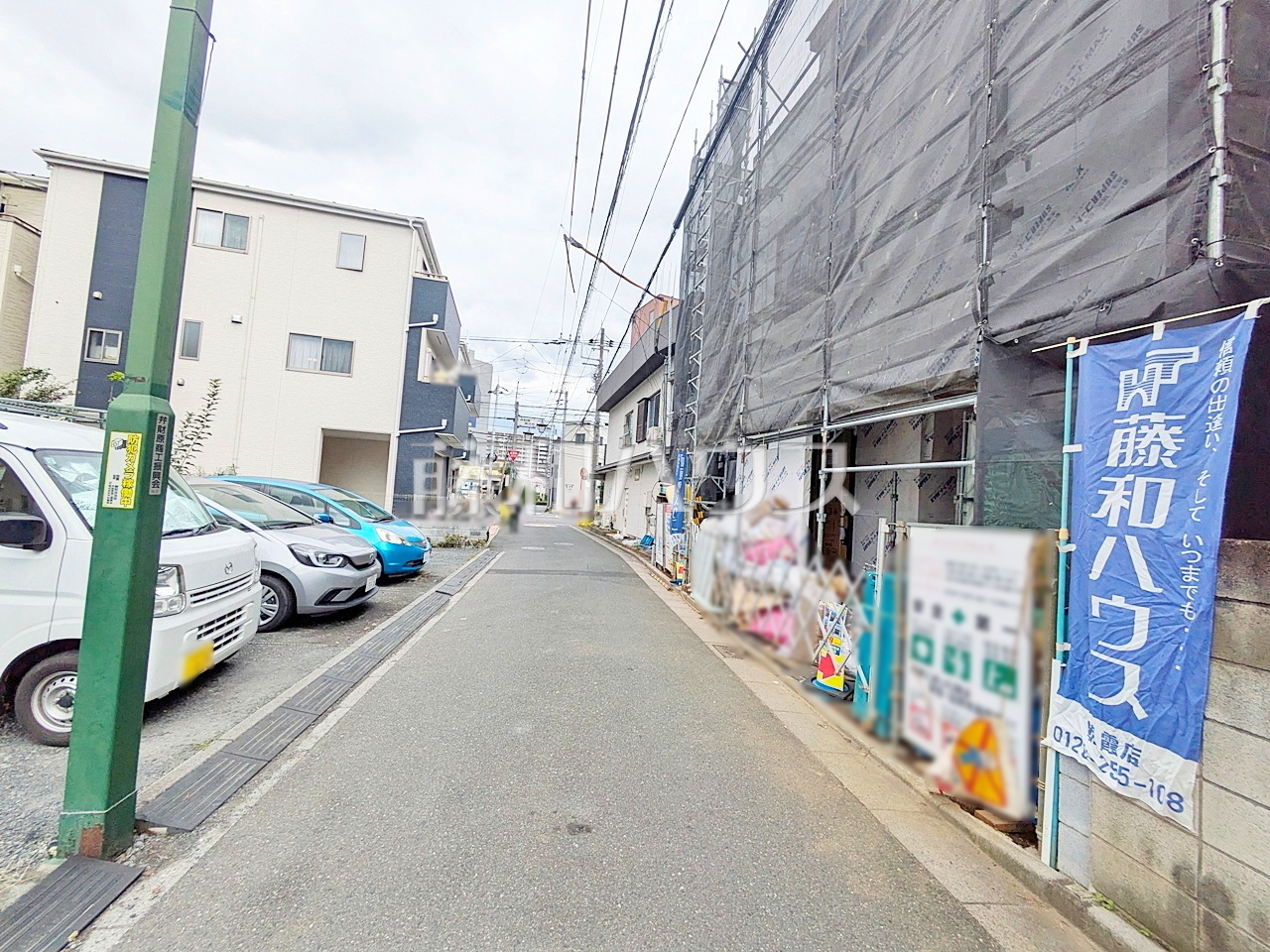 接道状況および現場風景 【朝霞市三原2丁目】/撮影日:2026年10月4日