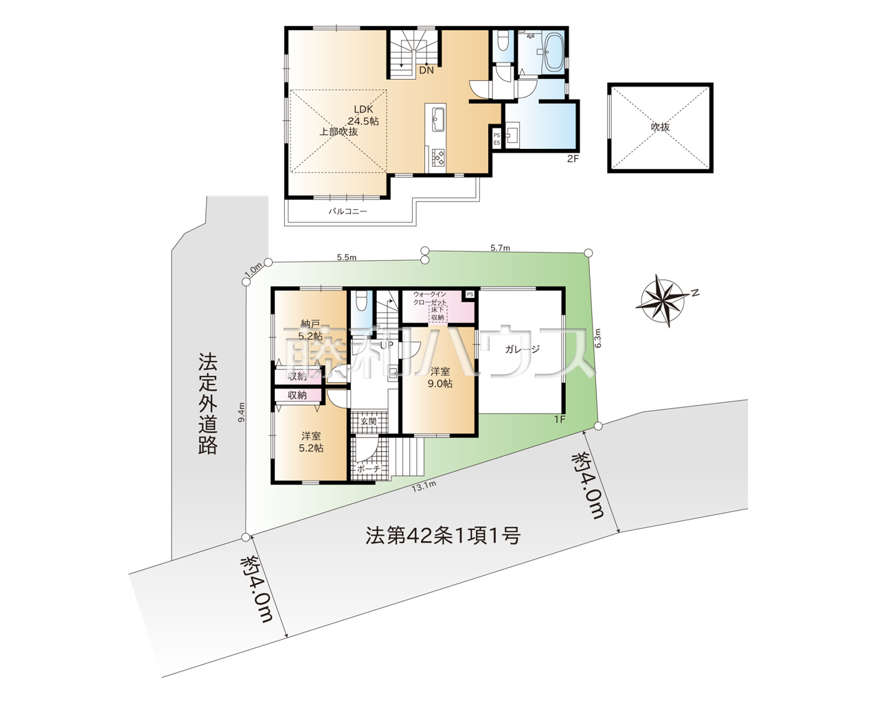 間取図 【練馬区南大泉1丁目】