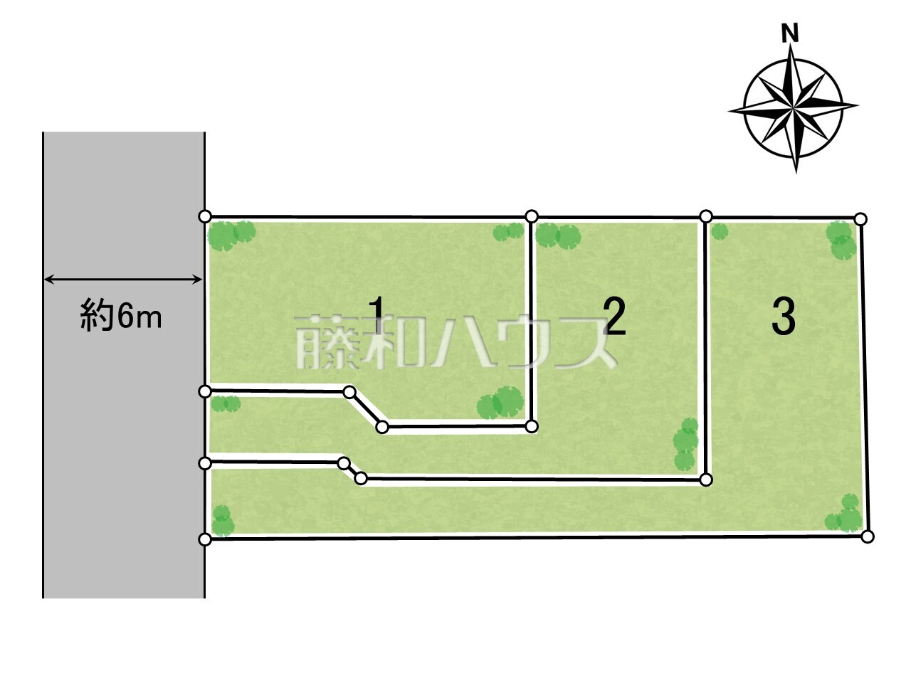 全体区画図 【板橋区大門】