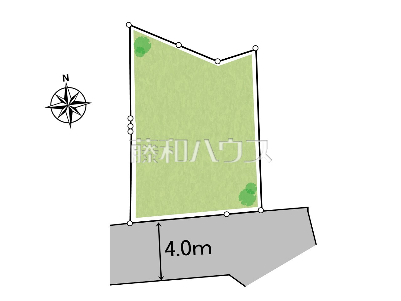 区画図 【八王子市高尾町】