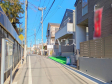 接道状況および現場風景　【練馬区旭丘２丁目】
