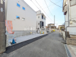 接道状況および現場風景　【所沢市大字久米】