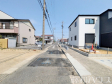 西側　接道状況および現場風景　【名古屋市北区西味鋺３丁目】