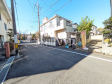 接道状況および現場風景　【日野市多摩平５丁目】