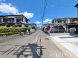接道状況および現場風景　【小牧市藤島町中島】