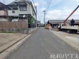接道状況および現場風景　【春日井市上田楽町】