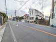 接道状況および現場風景　【世田谷区成城５丁目】