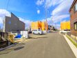 接道状況および現場風景　【立川市西砂町１丁目】