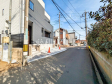 接道状況および現場風景　【所沢市若松町】