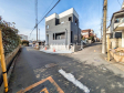 接道状況および現場風景　【所沢市若松町】