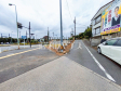 接道状況および現場風景　【日野市落川】充実した新たな生活を、「あったらいいな」がある、この地から始めてみませんか？鮮やかな青空と暮らすこの土地で・・・。