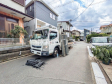 接道状況および現場風景　【新座市野寺３丁目】 ここに住む方を想像して、着々と建築しております！ 