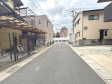 接道状況および現場風景　【福岡市早良区荒江３丁目】