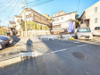 接道状況および現場風景　【多摩市落川】