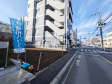 接道状況および現場風景　【三鷹市下連雀７丁目】