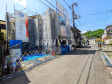 接道状況および現場風景　【八王子市長沼町】