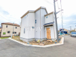 1号棟　外観　【昭島市中神町２丁目】現在建築中につき、完成後には確認できなくなる構造部分などがご覧いただけます。完成後の内覧とは違った視点での現地見学が可能です。
