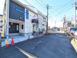 接道状況および現場風景　【新座市石神３丁目】