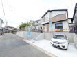 1号棟　接道状況および現場風景　【福岡市東区八田３丁目】
