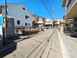 接道状況および現場風景　【新座市栗原３丁目】