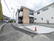 1号棟　接道状況および現場風景　【福岡市早良区四箇１丁目】