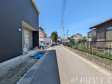 接道状況および現場風景　【北名古屋市二子屋敷】