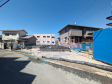 1号棟　接道状況および現場風景　【福岡市南区和田２丁目】