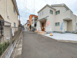 接道状況および現場風景　【新座市石神５丁目】