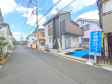 接道状況および現場風景　【小平市小川町１丁目】