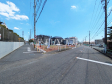 接道状況および現場風景　【武蔵村山市岸１丁目】