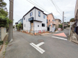 接道状況および現場風景　【新座市野寺２丁目】