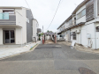 接道状況および現場風景　【世田谷区鎌田４丁目】