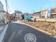 接道状況および現場風景　【練馬区土支田２丁目】
