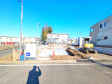 ■現場風景
周囲に高い建物のないエリアのため、空が大きく感じます。【多摩市和田】