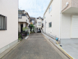 接道状況および現場風景　【新座市石神５丁目】