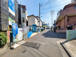 接道状況および現場風景　【杉並区成田東１丁目】 ここに住む方を想像して、着々と建築しております！ 