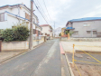接道状況および現場風景　【富士見市上沢２丁目】